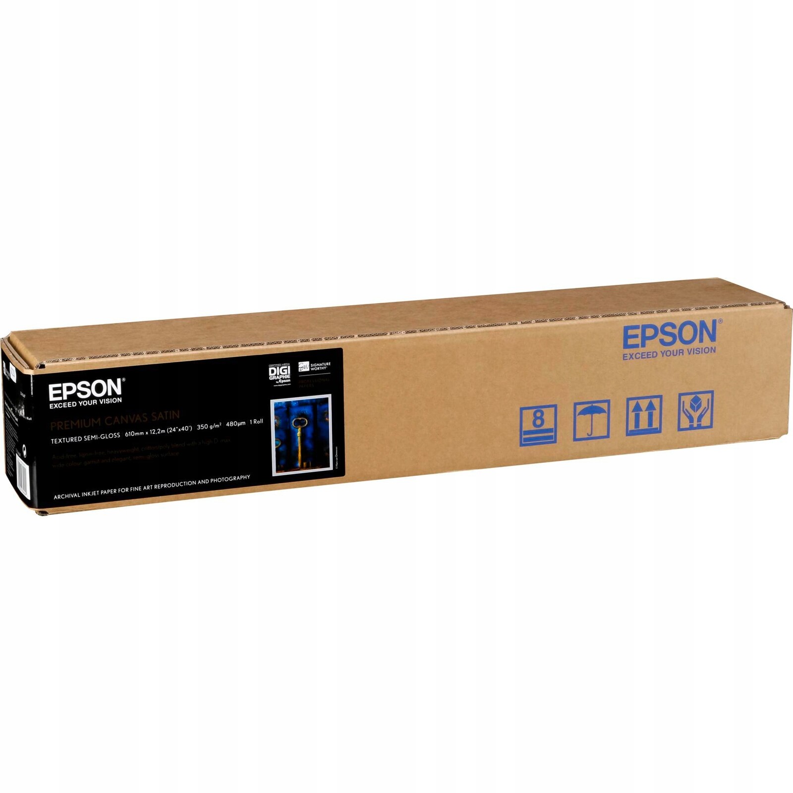 Epson Premium Canvas Satin 350 g, 61 cm x 12,2 m, S 041847 Saténové