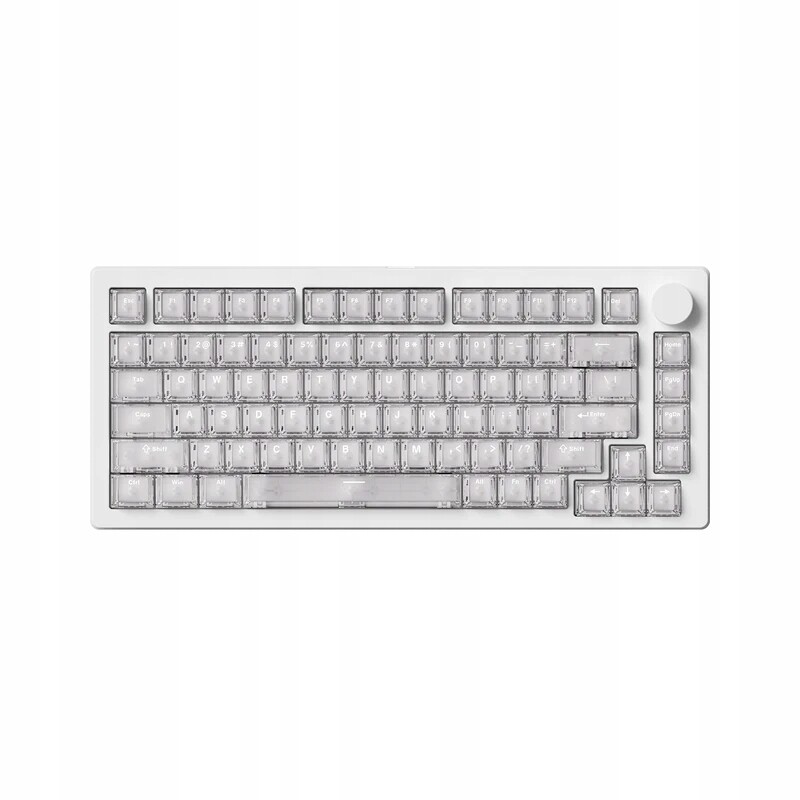 Magnetická klávesnice Akko x MonsGeek M1 V5 He 32000Hz Scanning Rate White