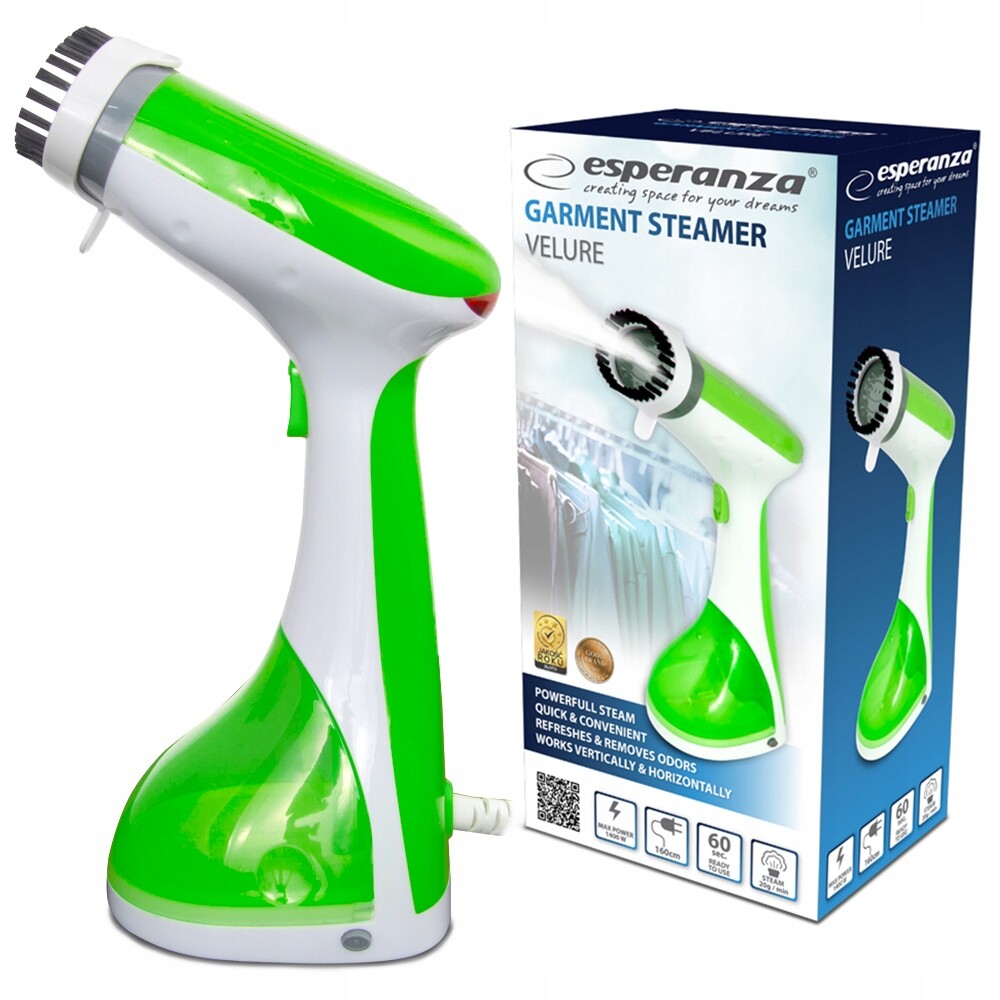 EHI008 Esperanza napařovač oděvů velure 1400 W