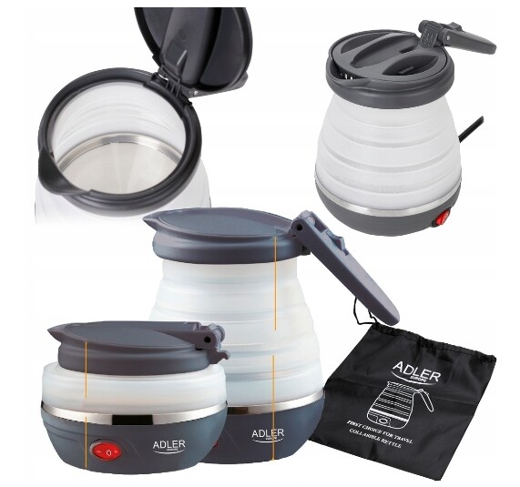 Výkonná Turistická Elektrická Konvice Adler 750 W