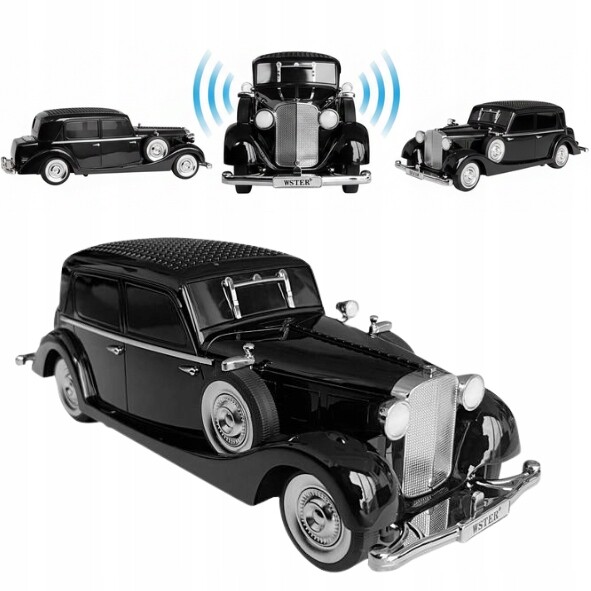 Bluetooth reproduktor Retro Auto 10 W Fm rádio Led 1500 mAh 30 cm