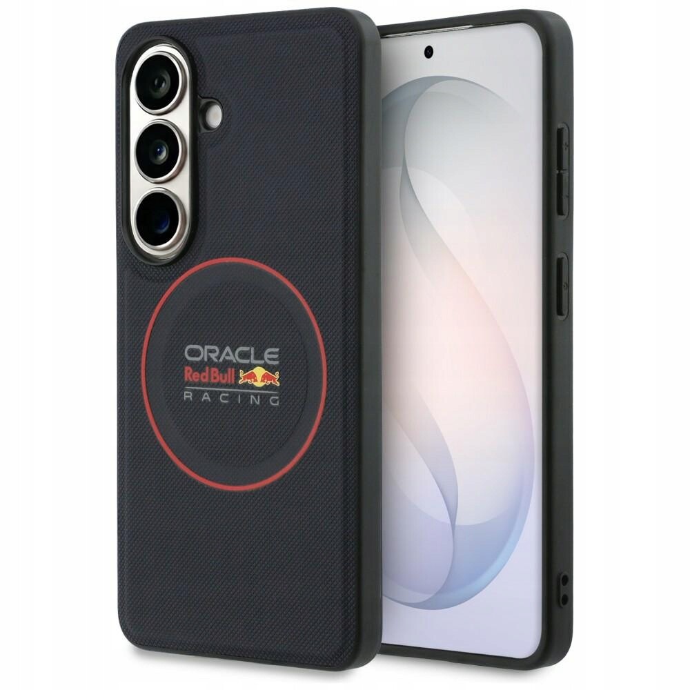 Pouzdro Red Bull Meshed Red Ring MagSafe pro Samsung Galaxy S26, tmavě modré