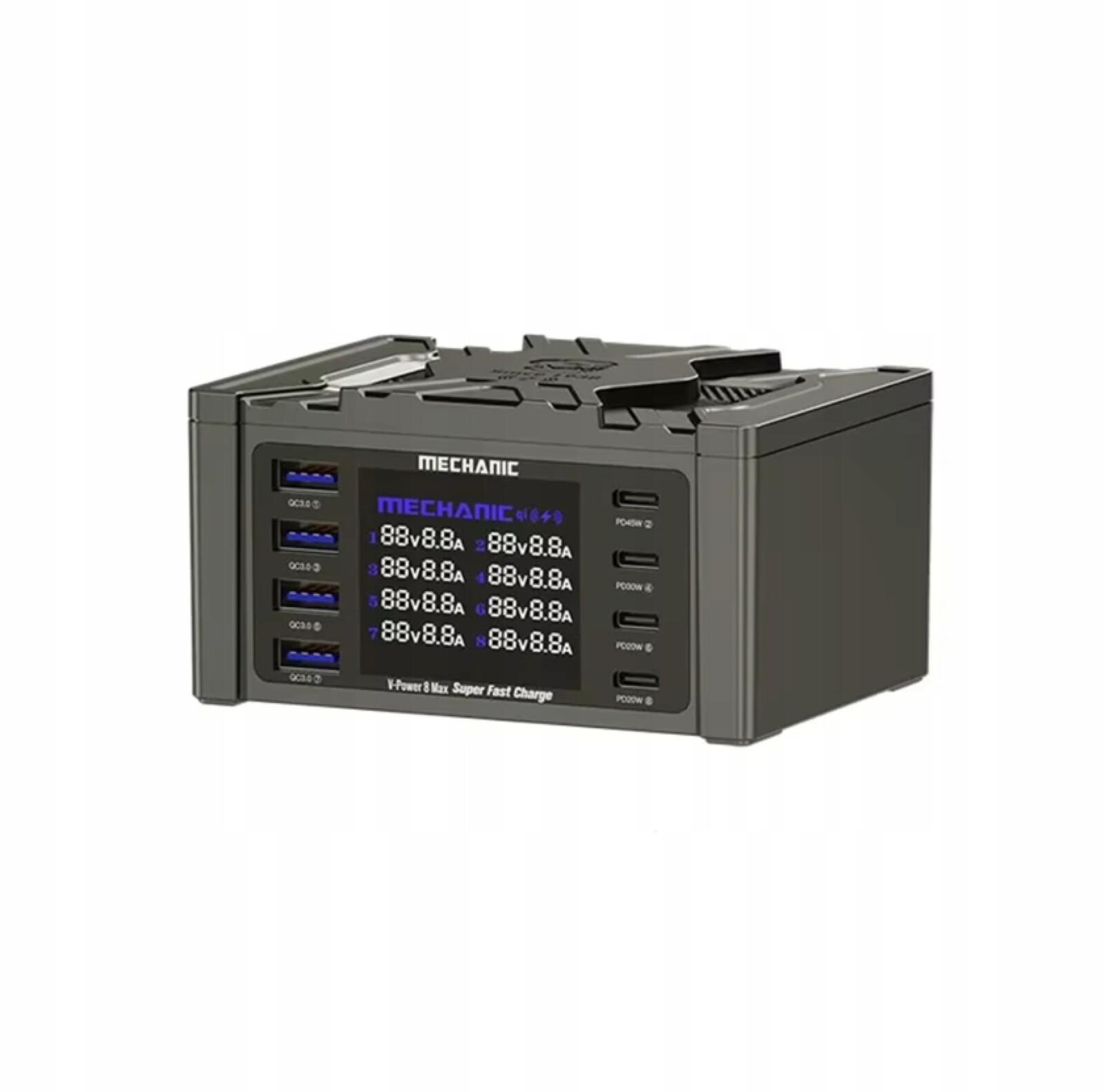 Mechanic V-power 8 Max – Profesionální napájecí zdroj, nabíjecí stanice