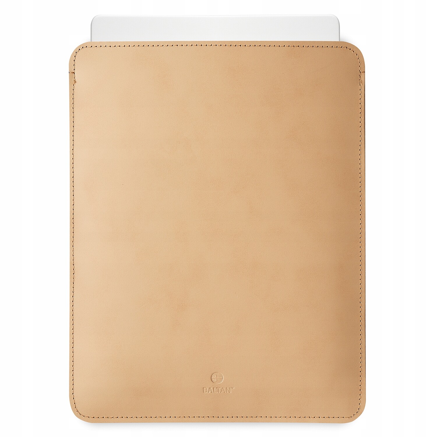 Baltan Sleeve Elegantní Pouzdro Kožené Pouzdro Na Notebook 13'' Béžové