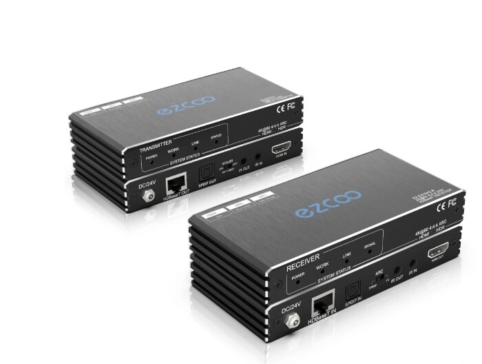 Ezcoo EZ-EX70H2 – Hdmi prodlužovací kabel 4K HDBaseT přes Ethernet 70 m