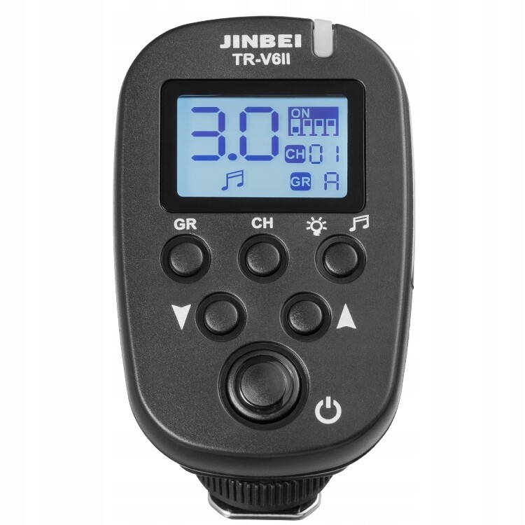 Rádiový bateriový spouštěč Jinbei TR-V6II s univerzální patkou