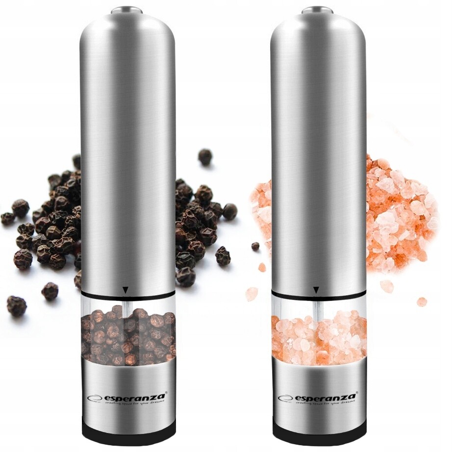 Elektrický mlýnek Esperanza EKP002 1 W stříbrný/šedý