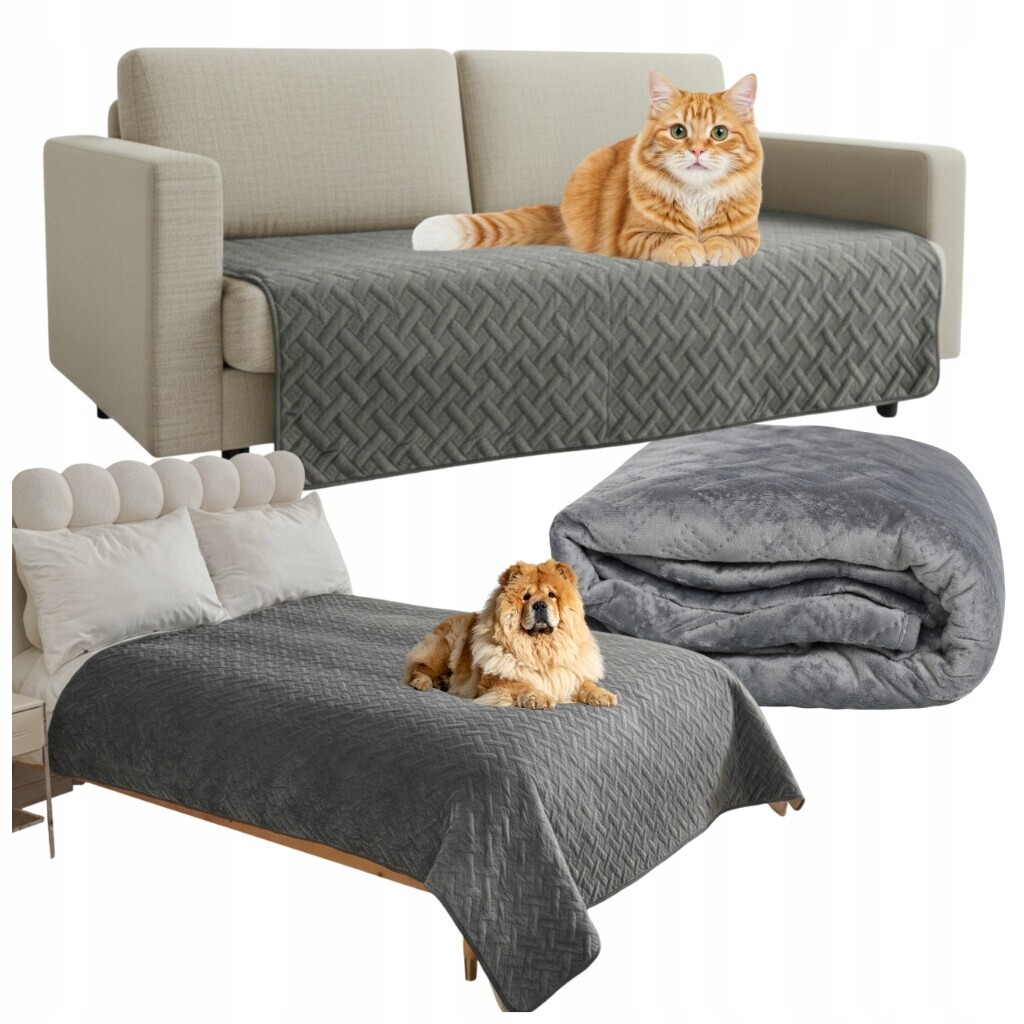 Ochranný přehoz na postel pro psa, protiskluzový, voděodolný, 130x200