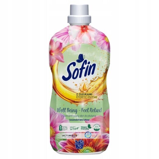 5 x Sofin Well Being Koncentrovaná tekutá aviváž Feel Relax