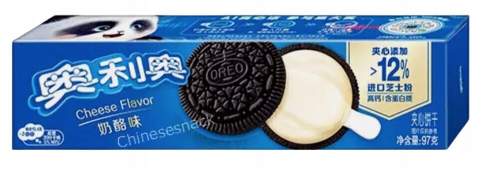4 x Oreo Cheese čínské sušenky s sýrovou náplní 97 g
