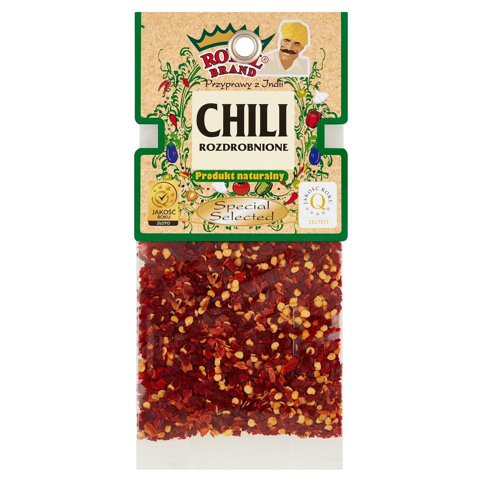 6 x Royal Brand chilli drcené 30 g Royal Brand Chilli papričky