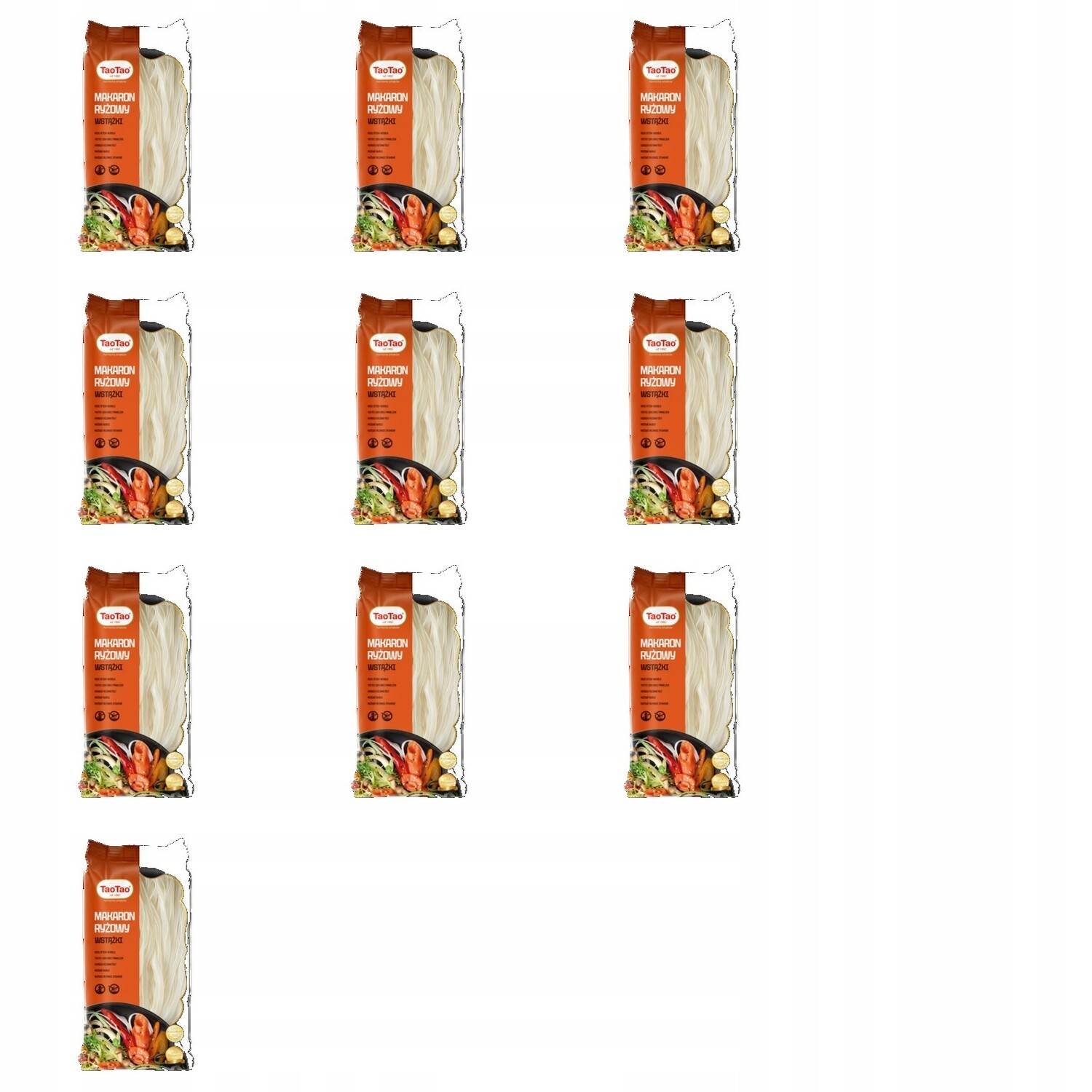 10 x 200 g Taotao těstoviny s rýžovými stuhami Karton