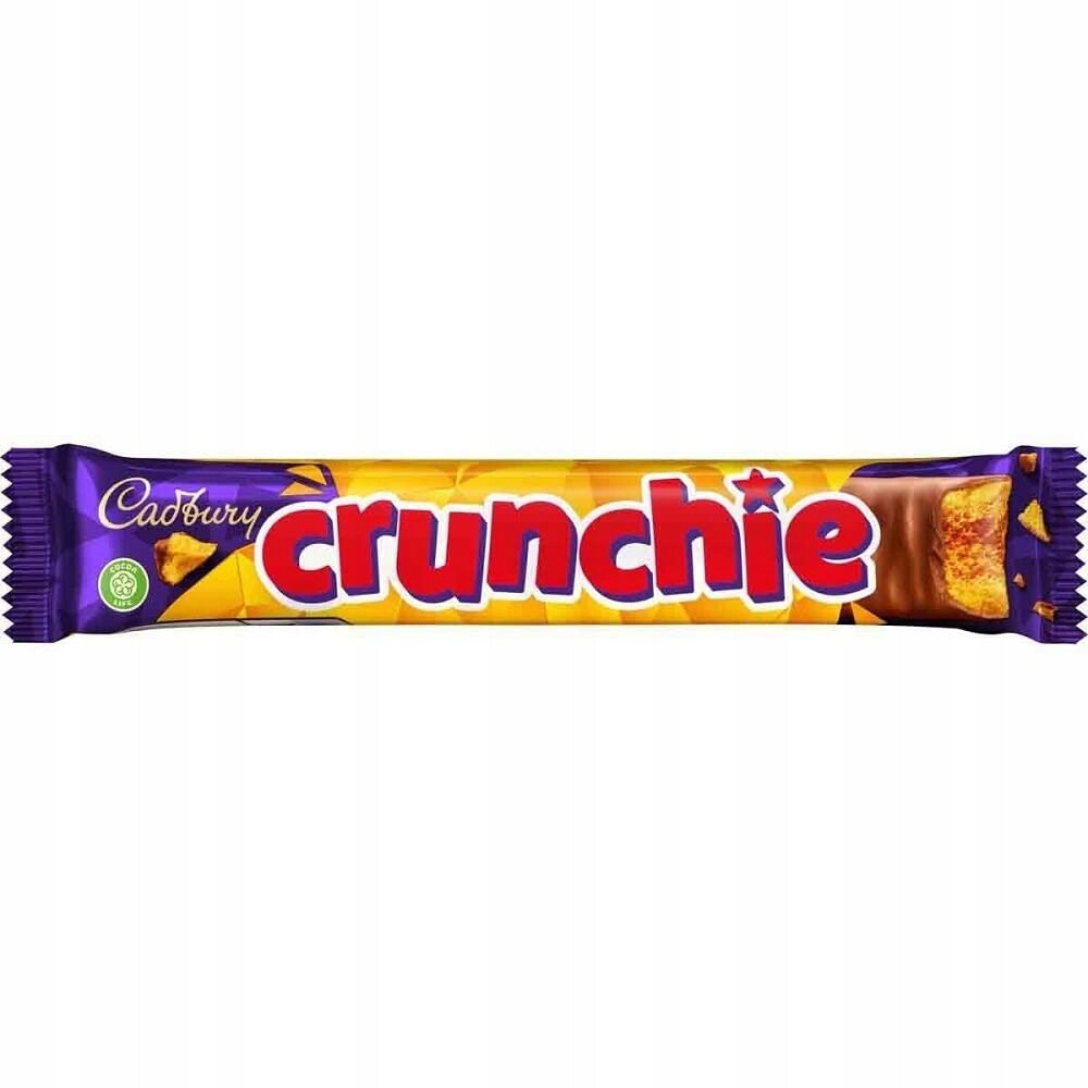 Cadbury Crunchie Tyčinka s karamelovou náplní v polevě 40g 48 kusů