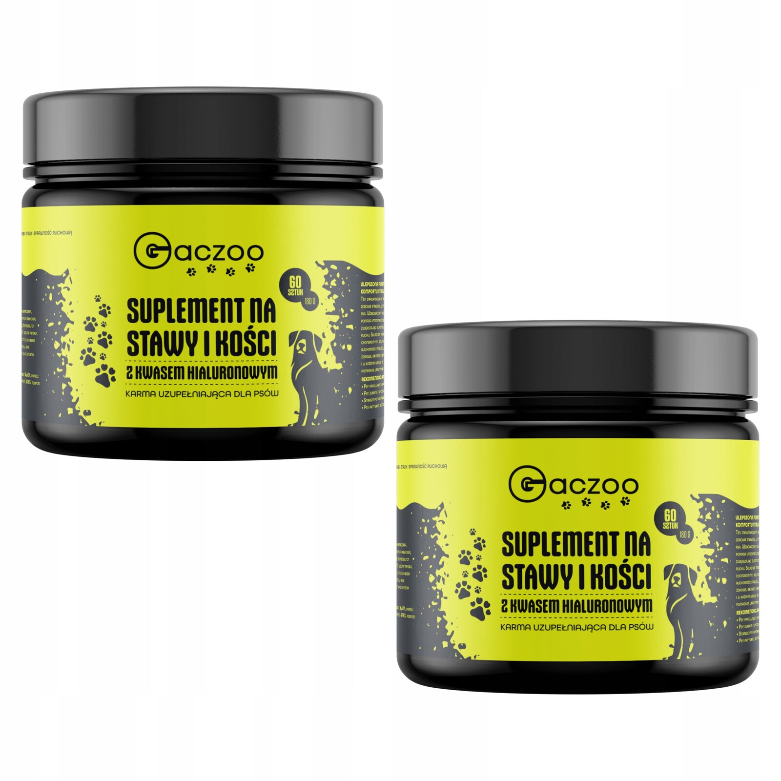 Doplněk stravy pro psa Gaczoo na klouby a kosti 180 ks 3 x 180 g zdravá lahůdka