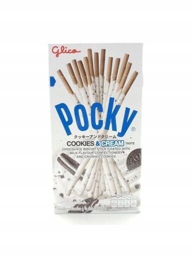 4x Pocky sladké tyčinky Cookies&Cream 40 g