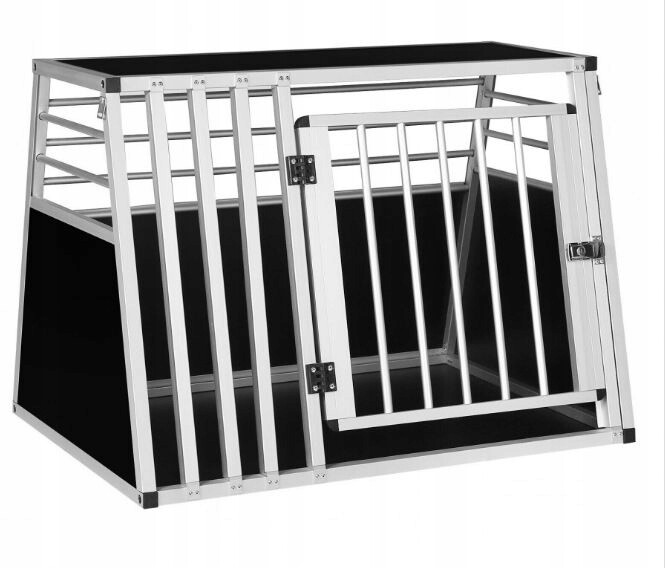 Přepravní box pro psa Eugad hliníkový 92×65×66 cm