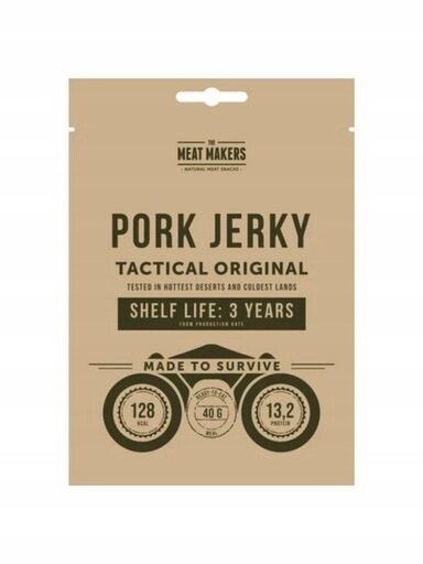 4x The Meat Makers Taktické sušené vepřové maso 40 g