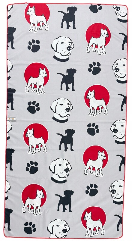 Rychleschnoucí ručník z mikrovlákna Velký 80×150 cm Dogsicon Zepnij