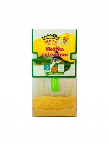 6 x Royal Brand citronová kůra 30 g posypka mletá na prášek