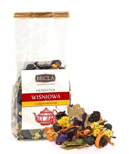 Čaj Třešňový S Kdoulí nálev Ovocný Čaj Jako Dárek 40 g Becla