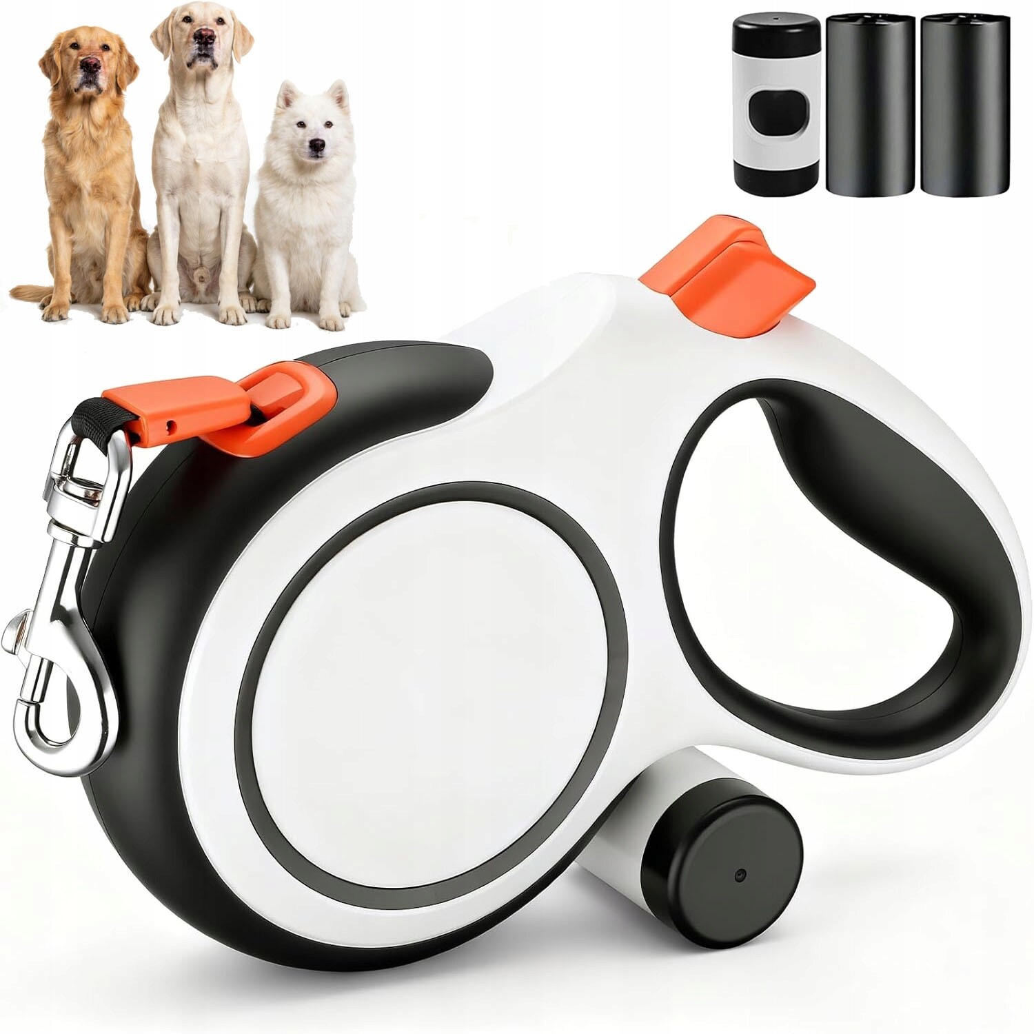 Vodítko 8 M Pro Velké Psy Vodítko S Rolovacím Zámkem A Dávkovačem