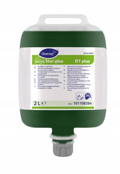 Diversey Suma Star-plus D1 přípravek na ruční mytí nádobí 2L