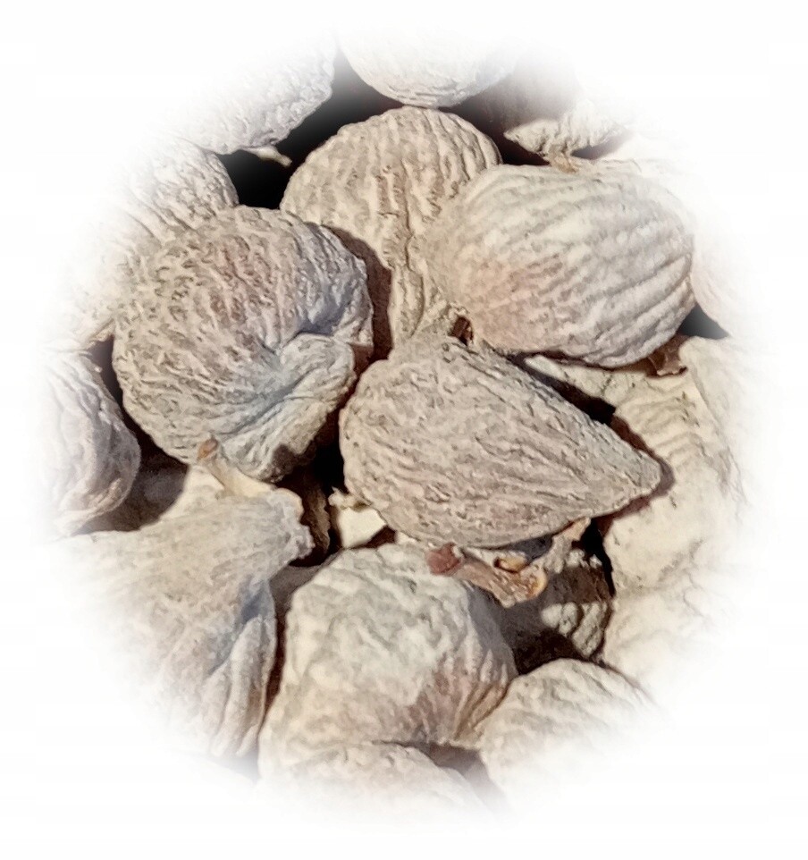 sušené fíky v rýžové mouce o hmotnosti 5,0 kg.