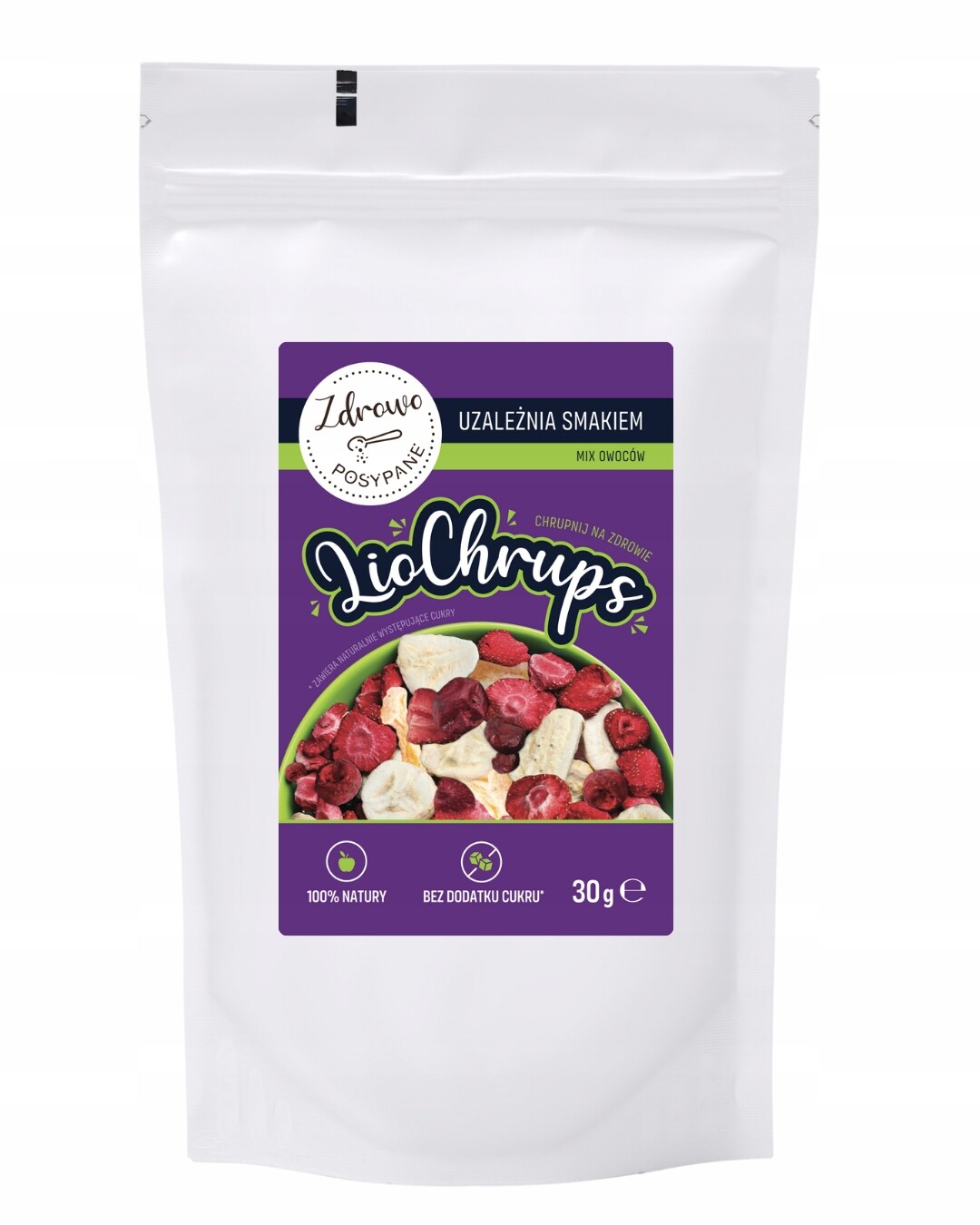 4x Zdrowo Posypane LioChrups mix lyofilizovaných plodů 30 g