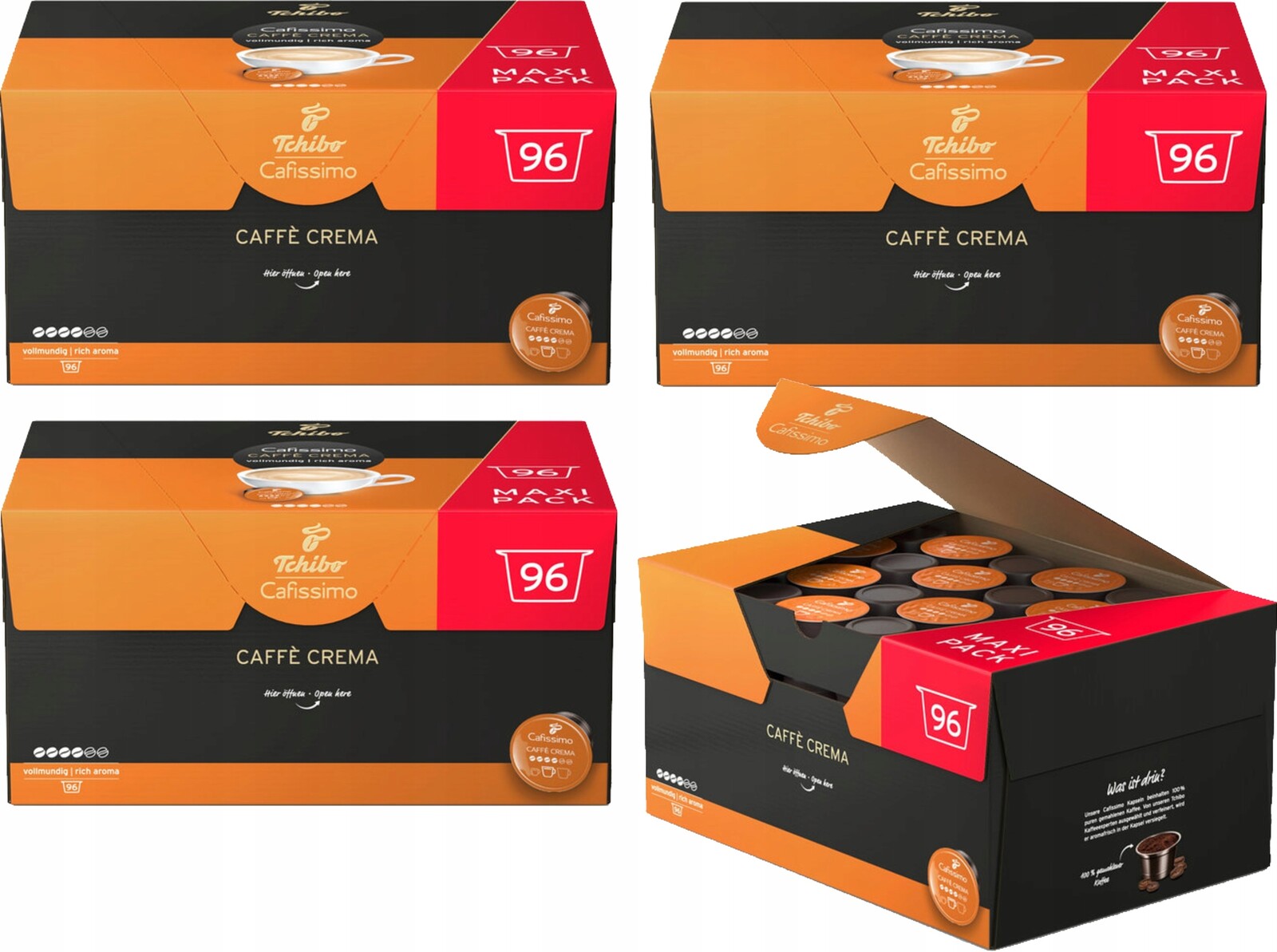 Kapsle Tchibo Cafissimo Rich Aroma Vollmundig 4 x 96 kusů