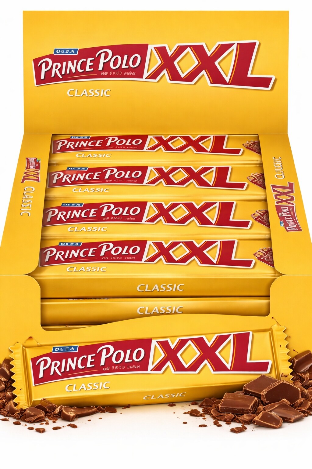 Prince Polo Classic XXL Oplatka s kakaovým krémem a čokoládou 35 x 45 g Sada