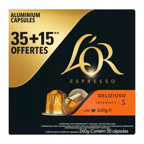 Kapsle pro Nespresso L'or Espresso 50 ks