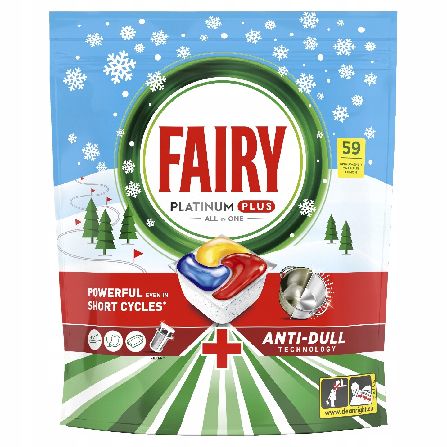 Fairy 59 ks Platinum Plus All in One Lemon