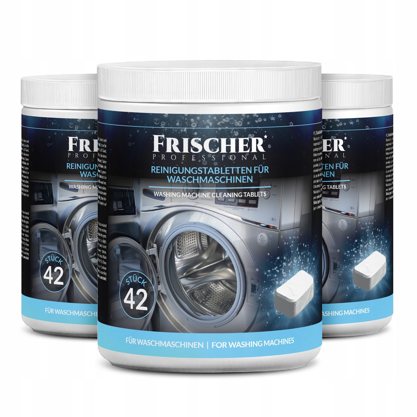 Tablety Na Čištění Pračky Odvápňovací Neutralizující Zápach 42ks