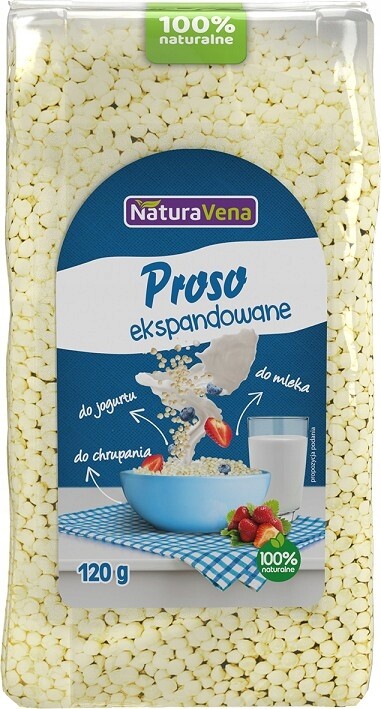 NaturaVena Proso expandované 120 g