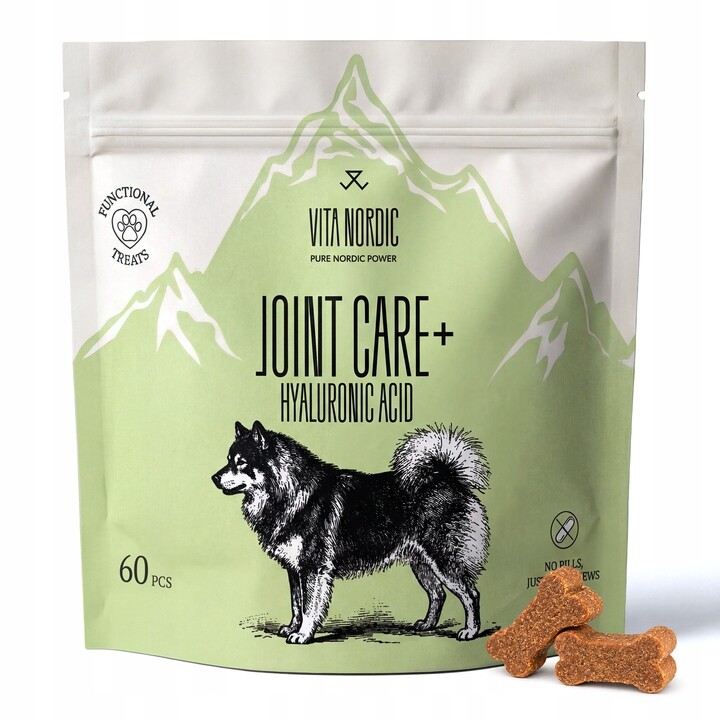 VitaNordic podpora kloubů kyselina hyaluronová 60 ks doplněk stravy pro psy