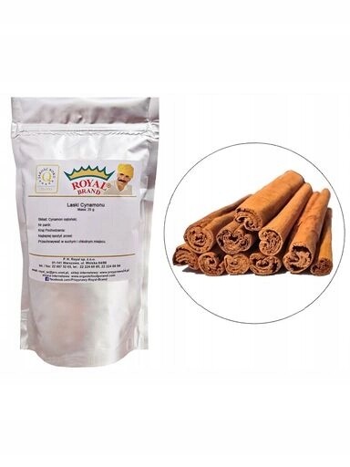 6 x Royal Brand skořice cejlonská celá 25G Čerstvý Aromatický