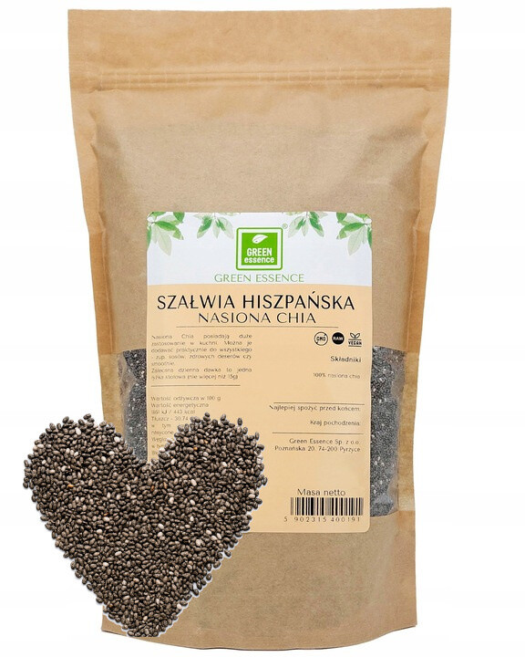 Chia Semínka Šalvěj Hispánská 1 kg (1000 g) Superfood Přírodní