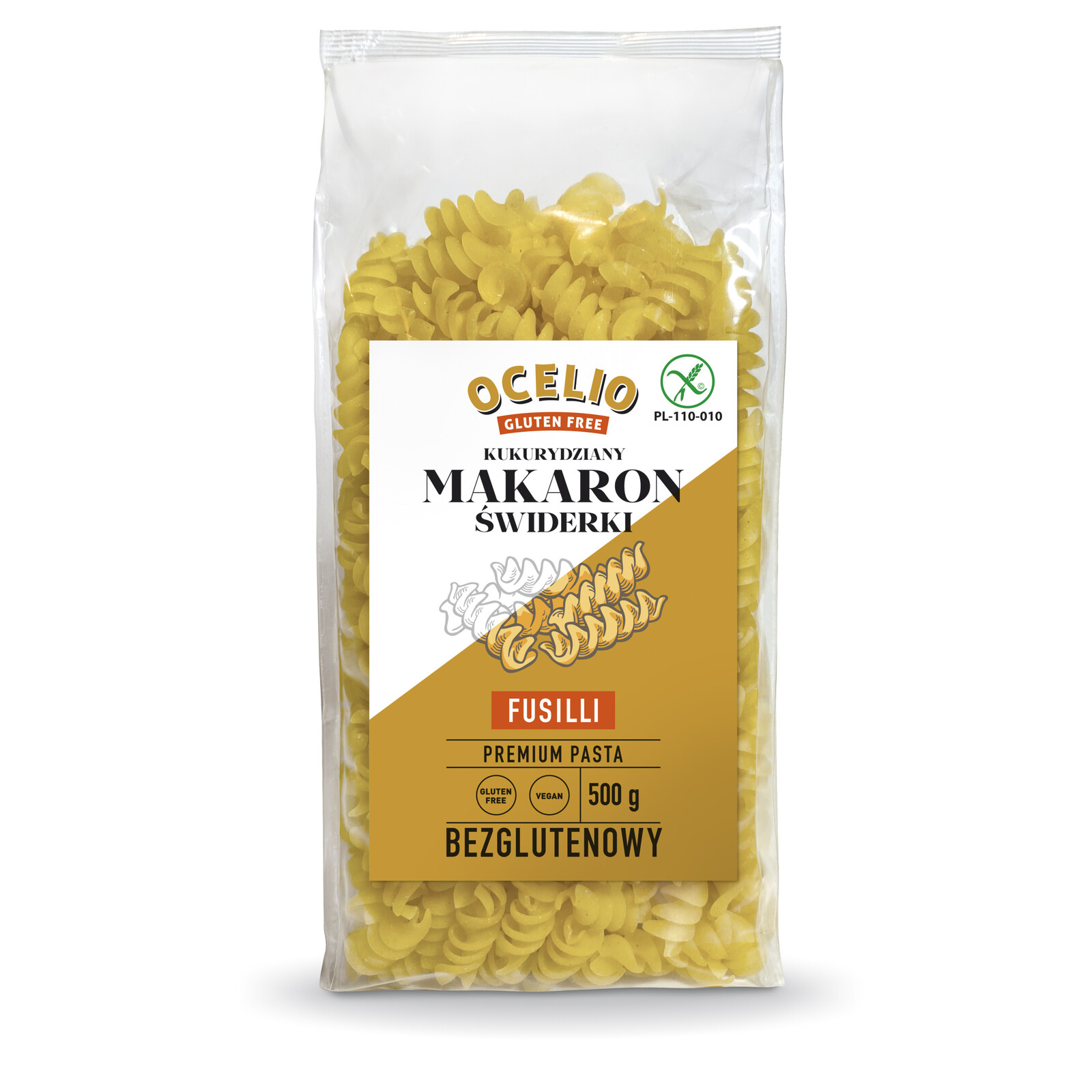 5 x Ocelio těstoviny fusilli 500 g