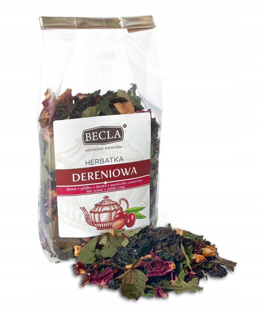 Dereniová Čajová Nálevka Ovocná Čajová Dárek přírodní 40g Becla