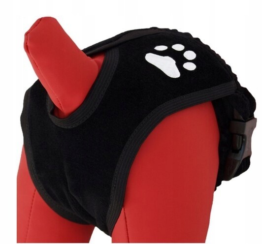 Hárací Kalhotky Pro Fenu Ochranné Černé Paw Velikost 1 Grande Finale