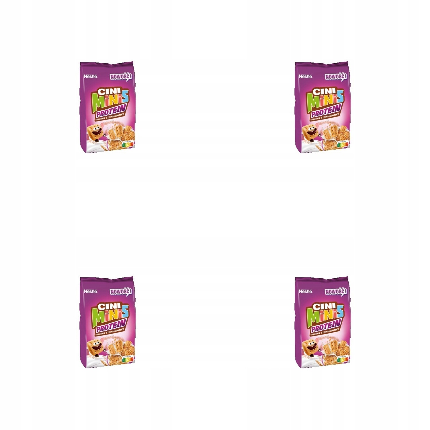 4 x 400 g Nestle cini minis proteinové snídaňové cereálie