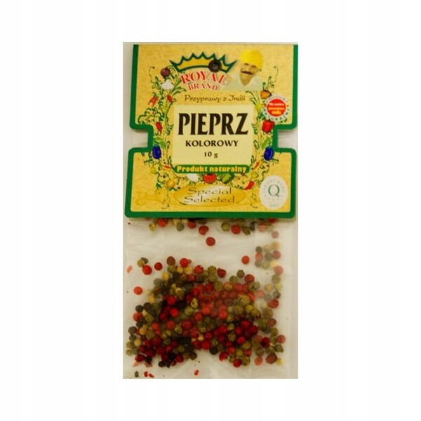 6 x Royal Brand pepř barevný Čtyři pepře Premium 10G