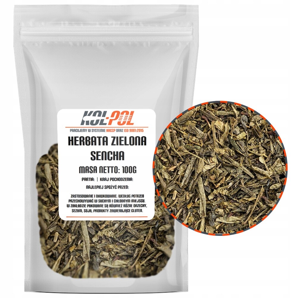 Čaj Zelený Sencha 100g Sypaný, přírodní, aromatický, vysoká kvalita Kol-Pol