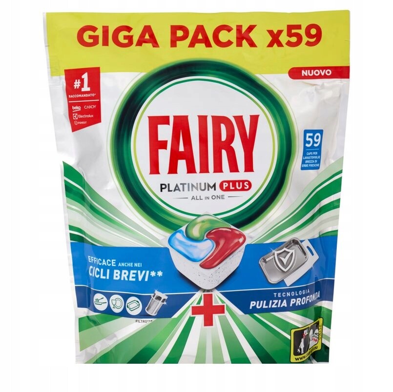 Fairy 59 ks Platinum Plus All in One Fresh