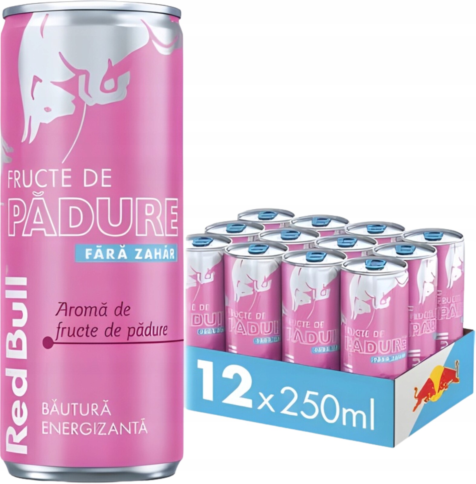 Red Bull Bautura Aroma De Fructe De Padure Fara Zahar 12×250ml