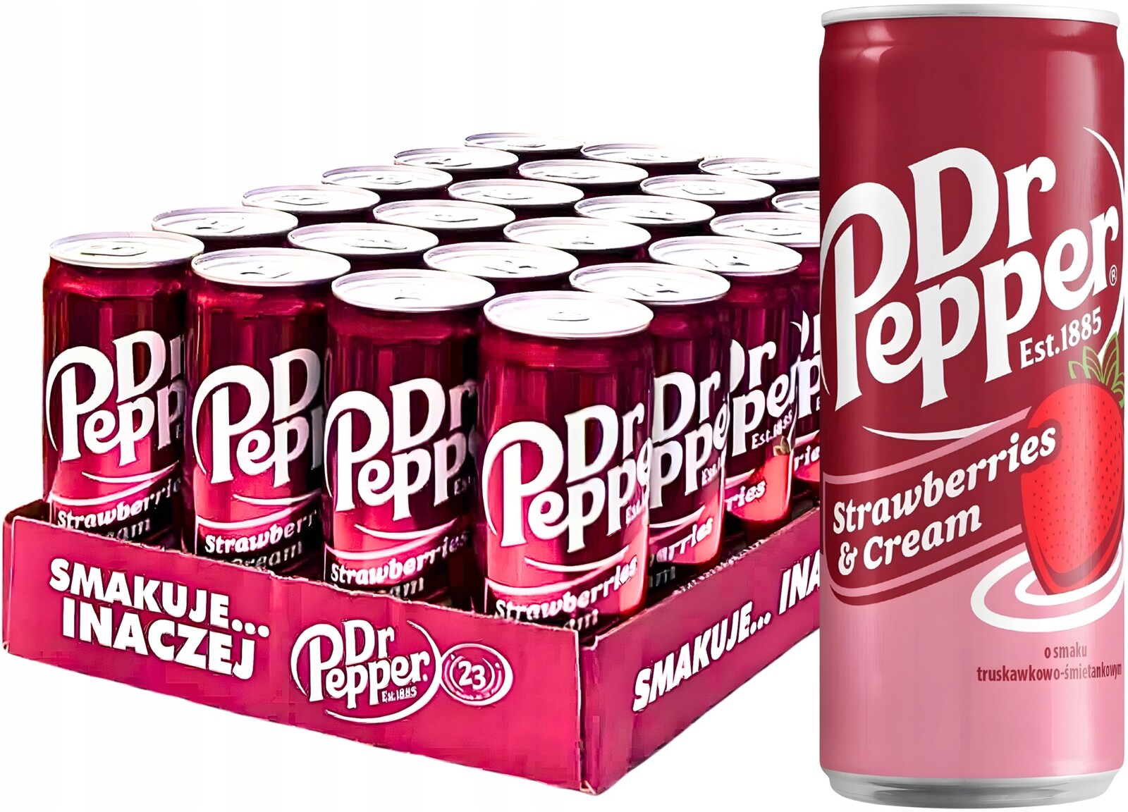 Dr.Pepper Strawberries&Cream 24×330ml