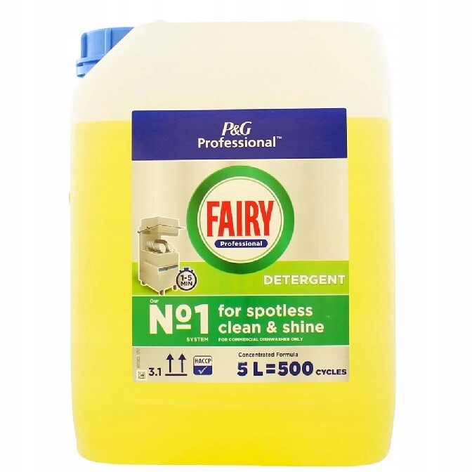Fairy Professional Tekutý přípravek do myčky nádobí 5 l 500 mýdel
