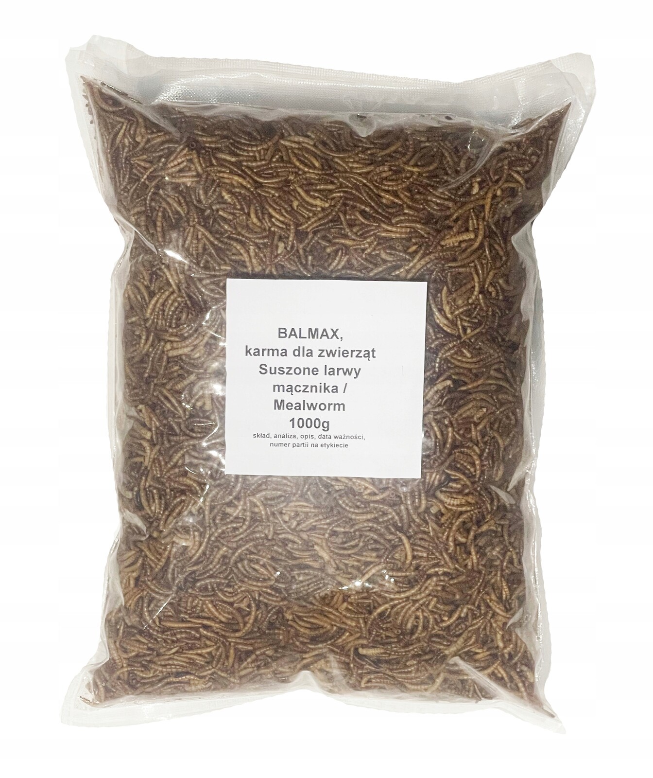 Balmax, Sušené larvy moučníku, moučník, krmivo pro ryby, 2*1000 g.