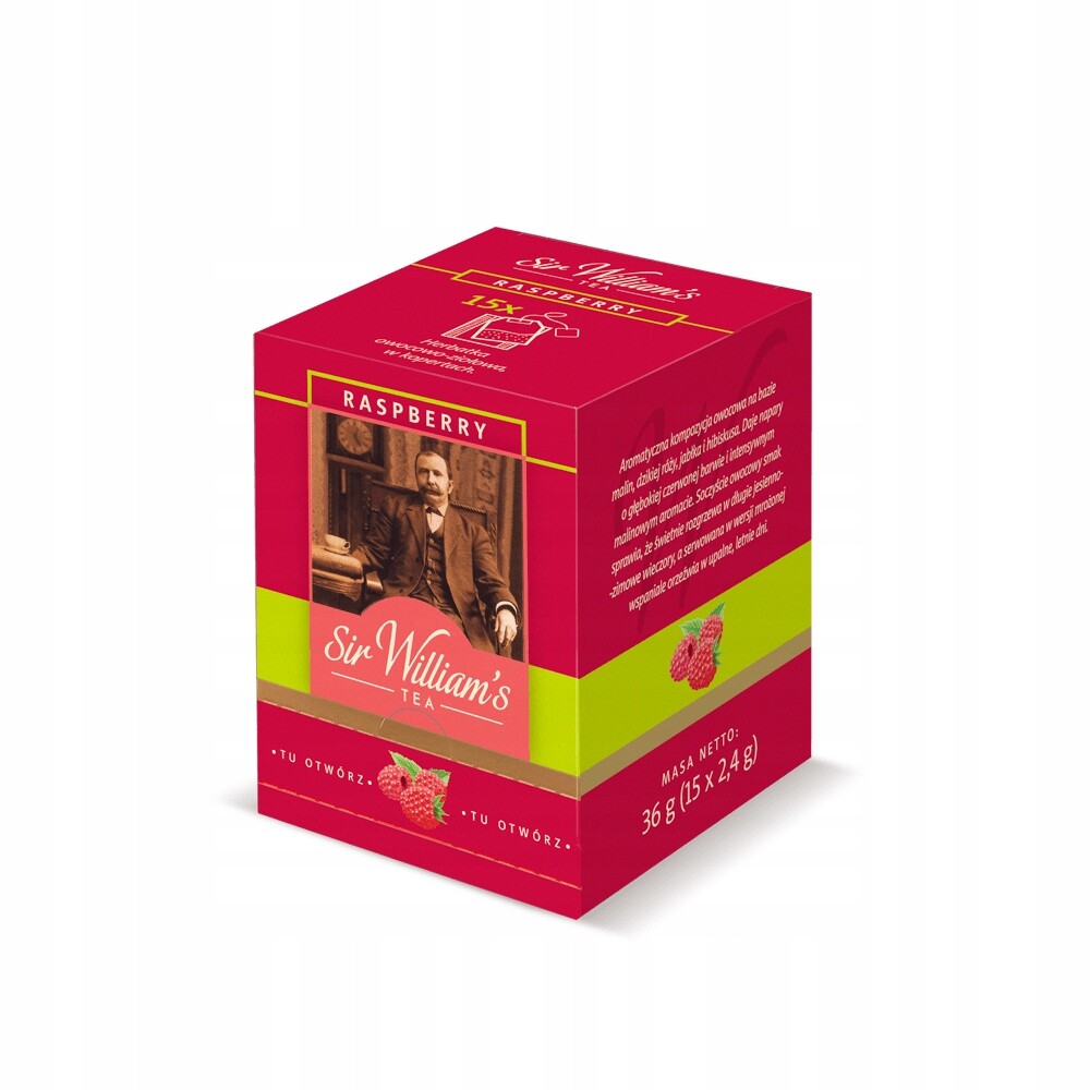 Sir William’s Tea Raspberry 15 sáčků