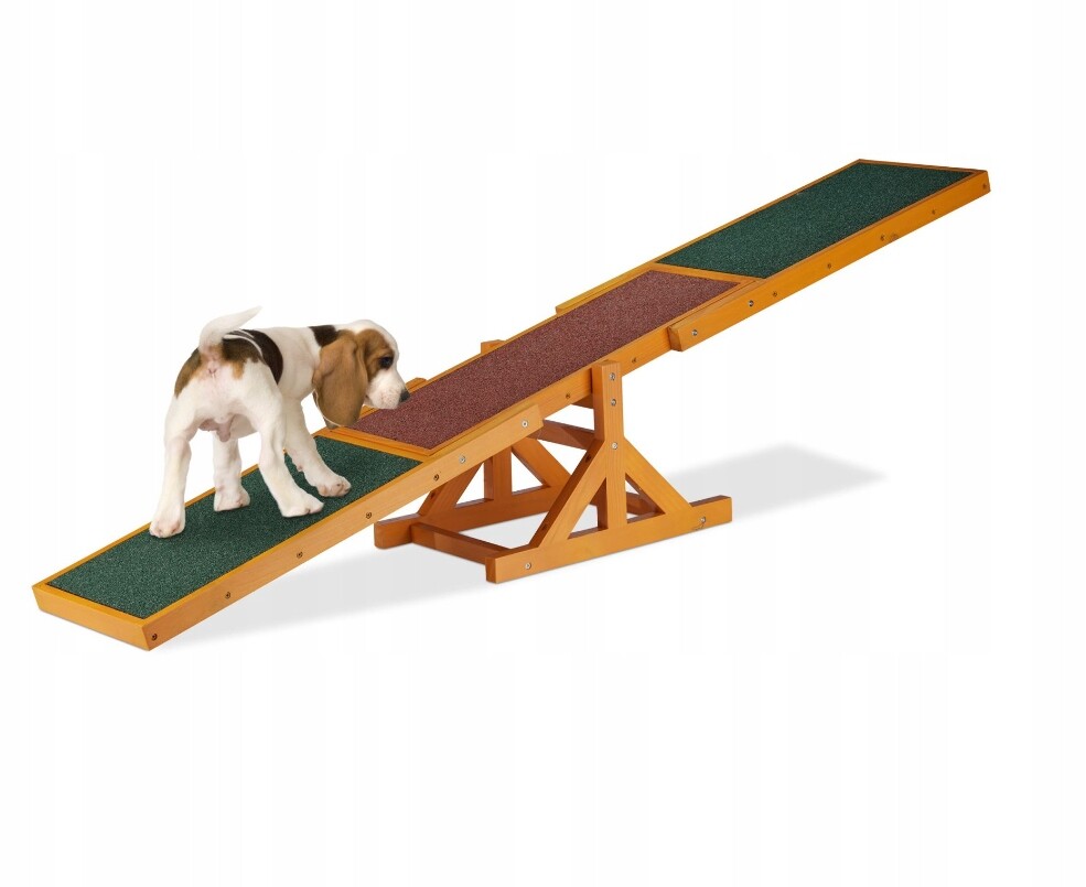 Arkádová houpačka pro psa – rovnováha a trénink agility